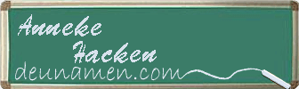 Anneke Hacken Visitenkarte